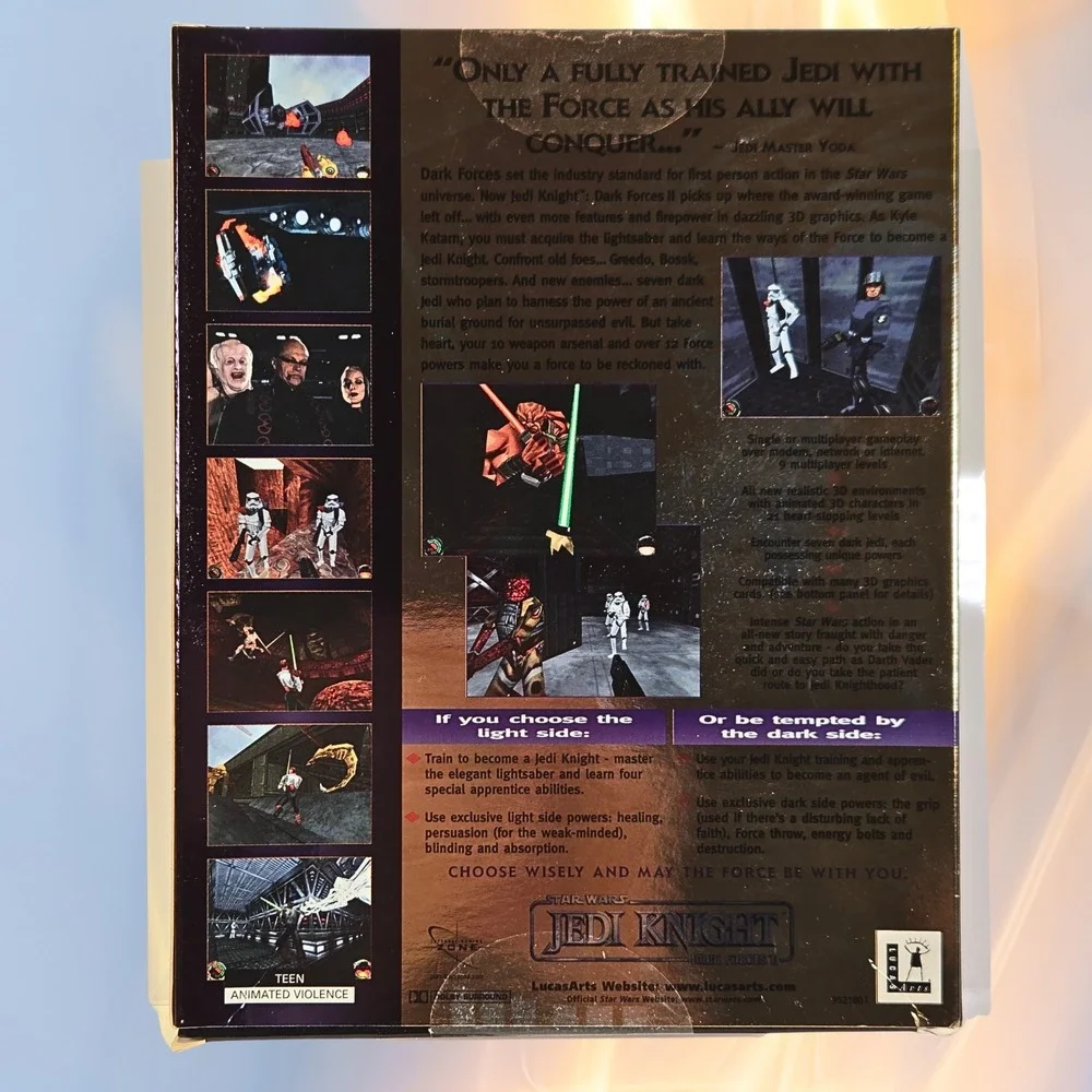 Star Wars Jedi Knight Dark Forces 2 | 1997 PC Game | New & Sealed
